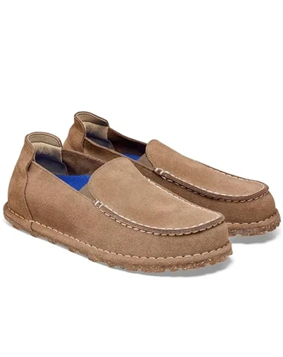 Birkenstock - Utti Suede Leather Sko - Grau Taupe